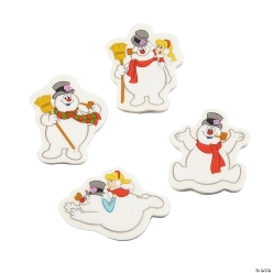 Frosty the Snowman Erasers - 24 PK